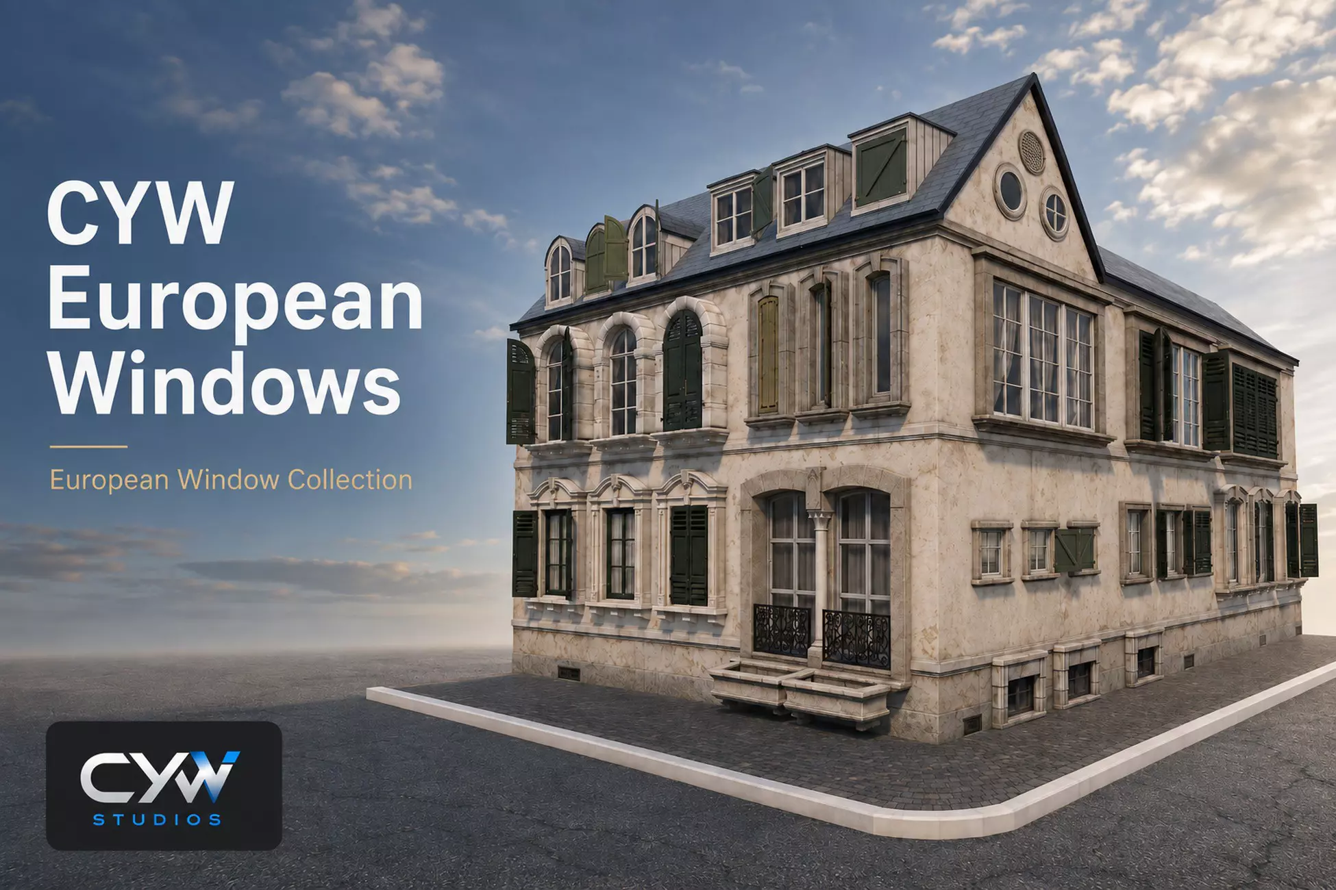 CYW European Windows cover showing the architectural demonstration building.